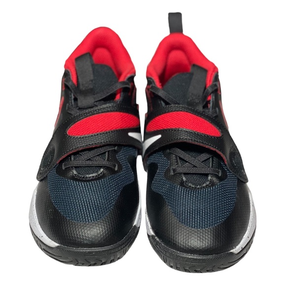 Nike Boys Team Hustle D11 RED Basketball Shoes Sneakers DV8994-003 Sz 3Y EUC - Picture 5 of 10